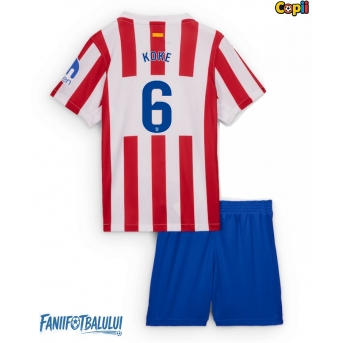 Atletico Madrid Koke #6 Echipament de Fotbal Replică 2025-26 Copii Acasa (+ Șorturi)